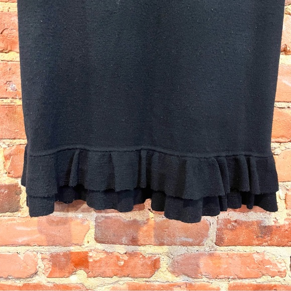 Lilly Pulitzer Helena Dress 100% Merino Wool Black Size Small - Picture 2 of 9